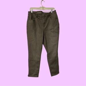 Chico's Olive Ankle Jeans